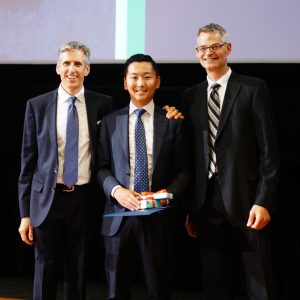Photo of Richard Zhang with Charlie Keil and Donald Boere