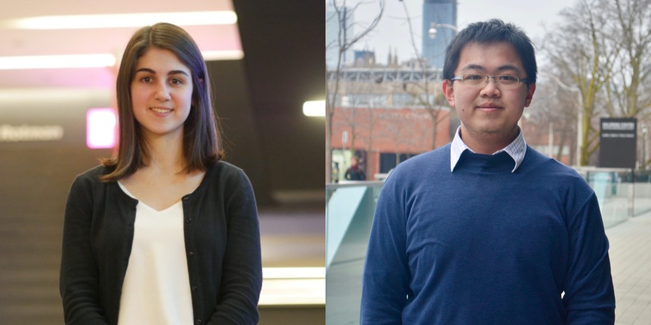 Emily McCullough (BCom ’20) and Larry Liu (BCom’ 21)