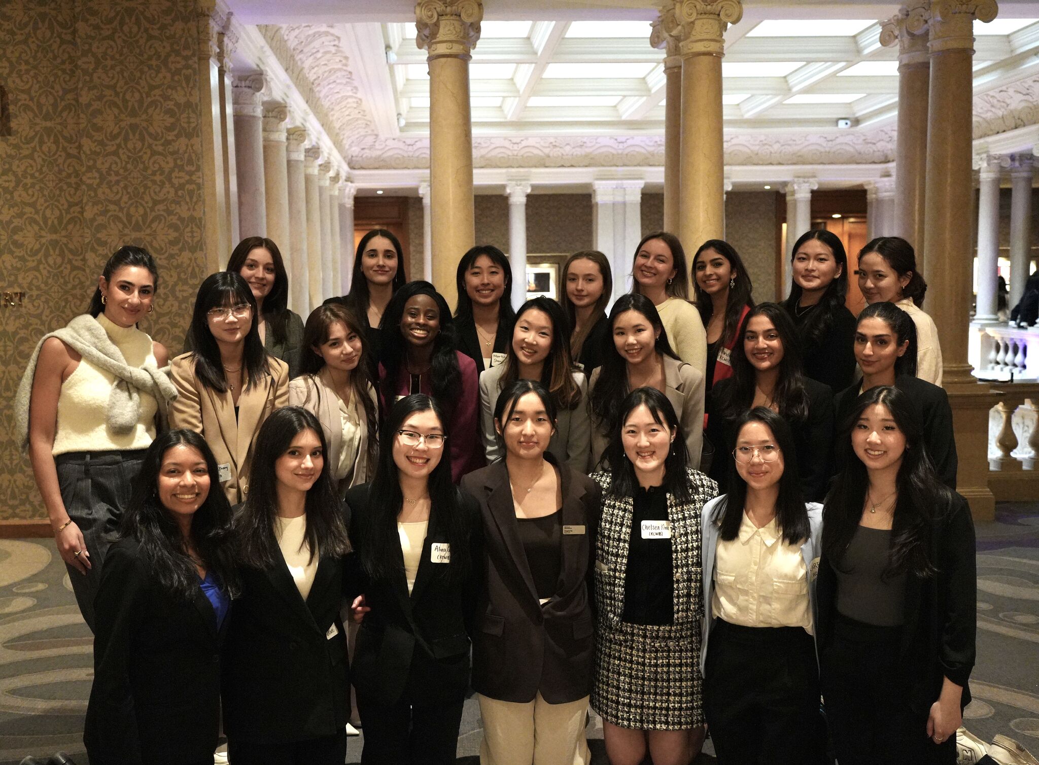 Large group of women